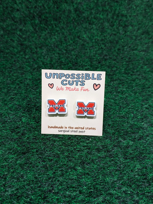 Trojans Stud Earrings