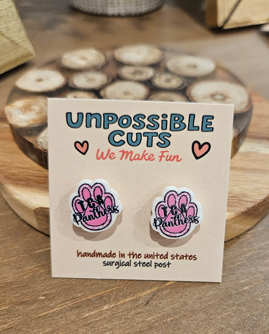 TCA Panthers Stud Earrings