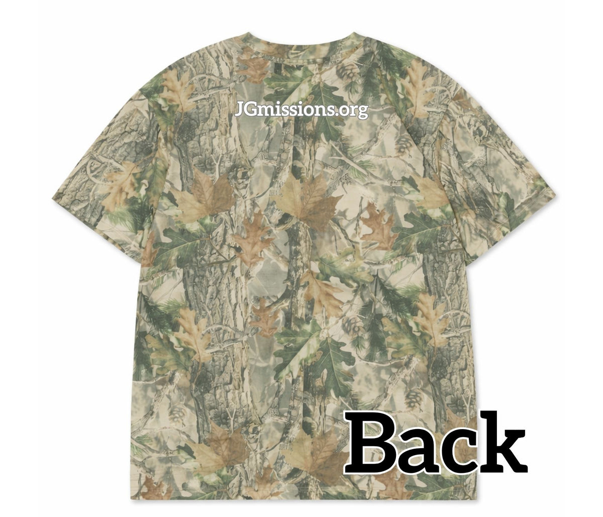 Just Go Missions Camo Short Sleeve Tshirt