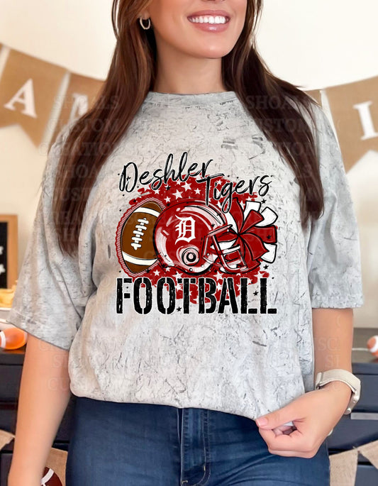 Deshler Football Stars Color Blast