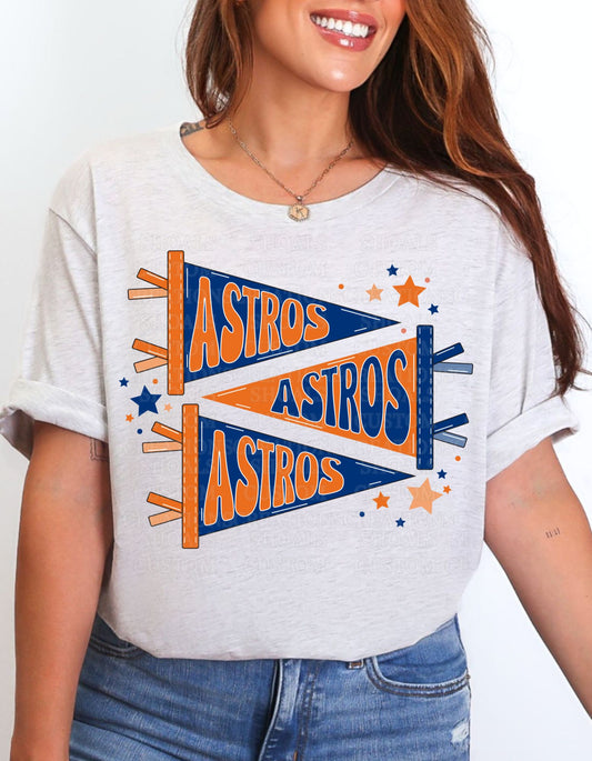 Astros Triple Pennant