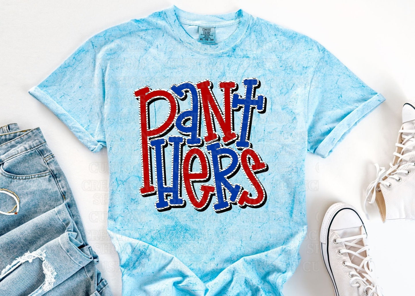 Quirky Mascots Color Blast Tee