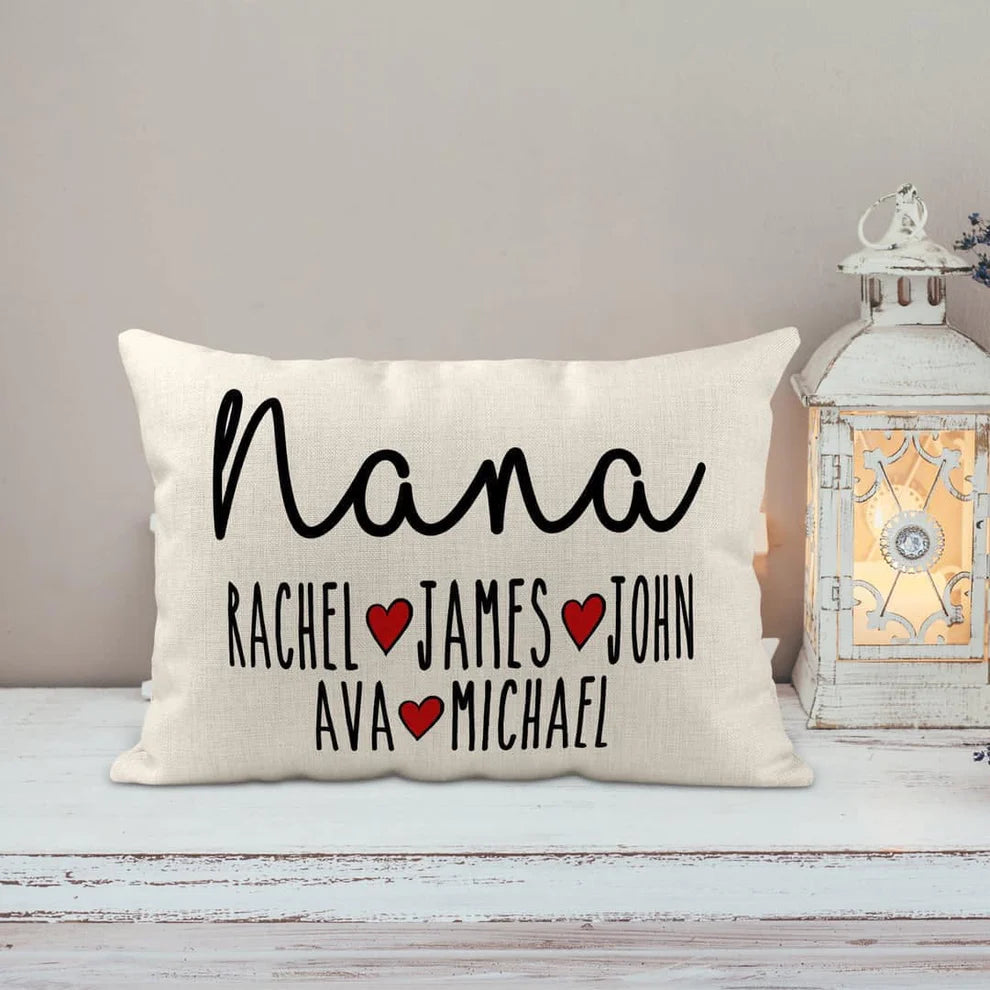 Personalized Parent or Grandparent Pillow