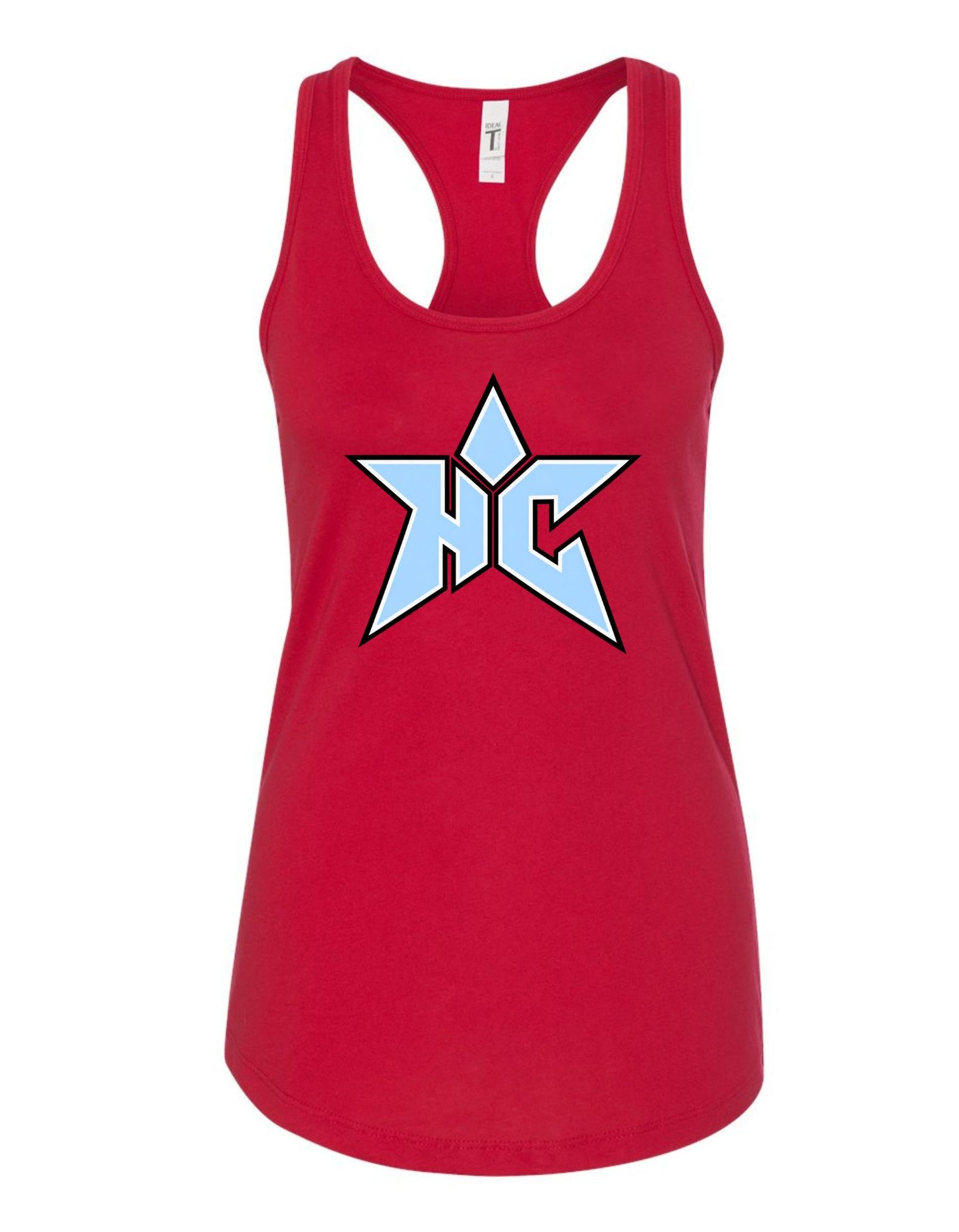 HCS Red Racerback Tank Simple Logo (Next Level)