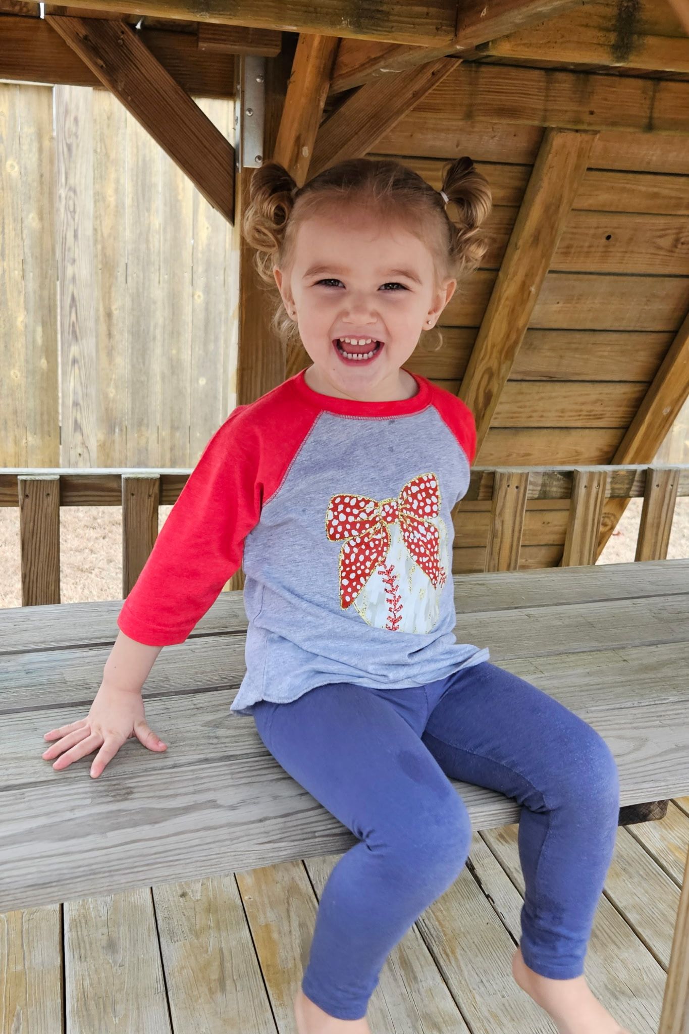 Brushstroke Baseball Raglan