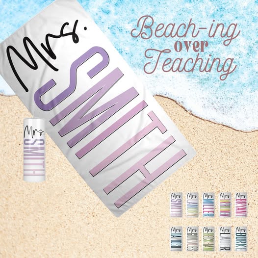 Combo - Mrs. Tumbler and Towel