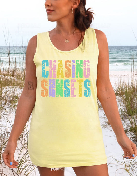 Chasing Sunsets Tank