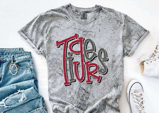 Quirky Tigers Color Blast Tee