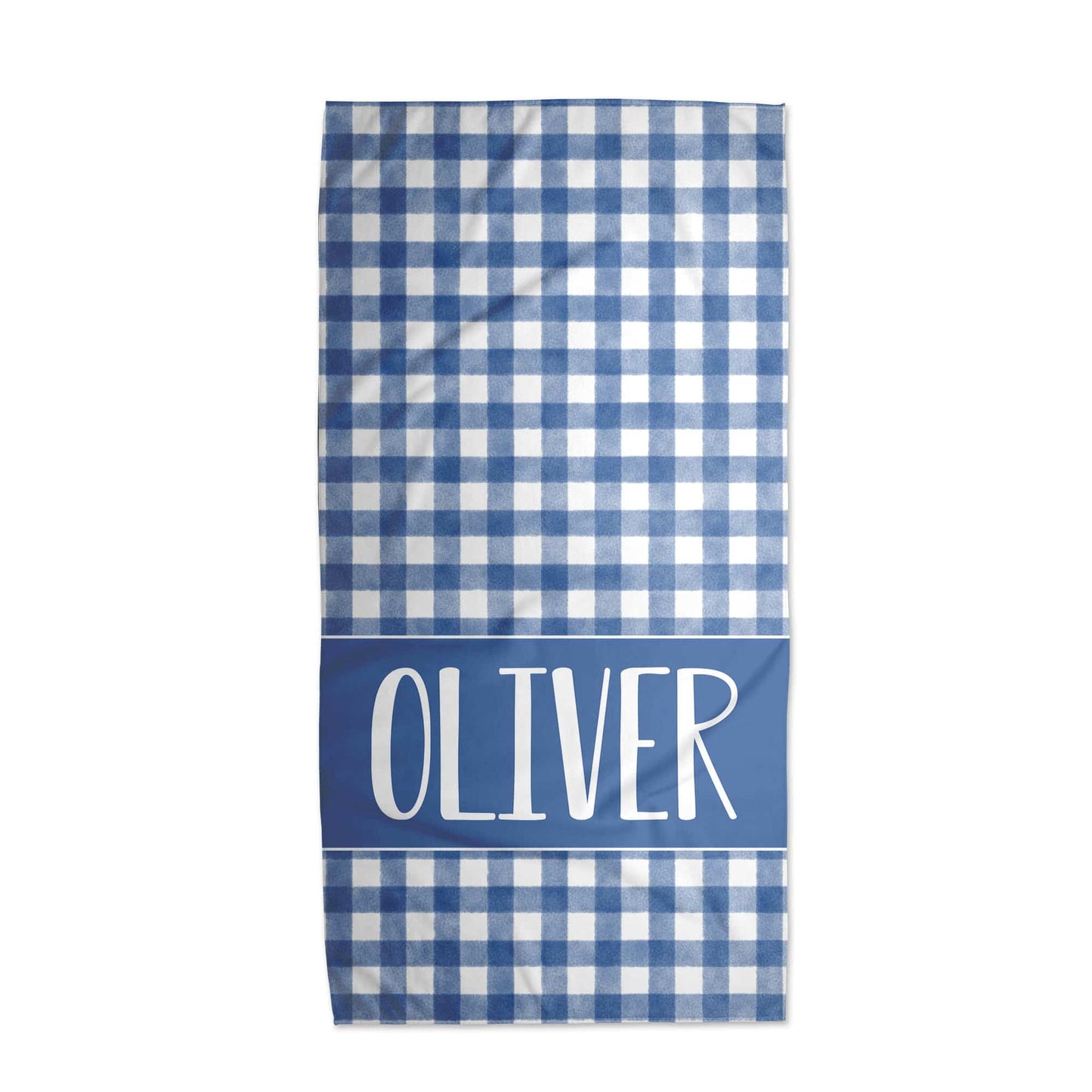 Gingham Towel For Boys