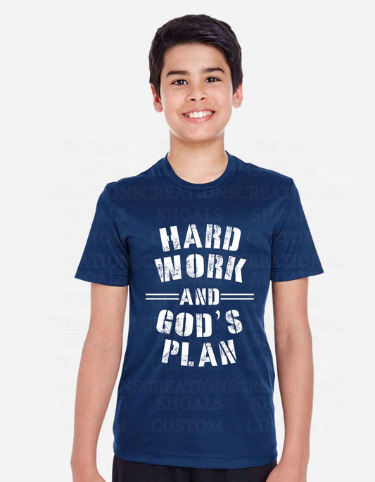 Hard Work and God's Plan Performance Tee