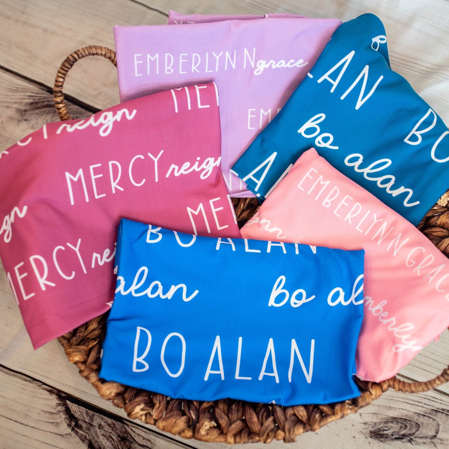 Font Duo 1 Baby Swaddle Blanket