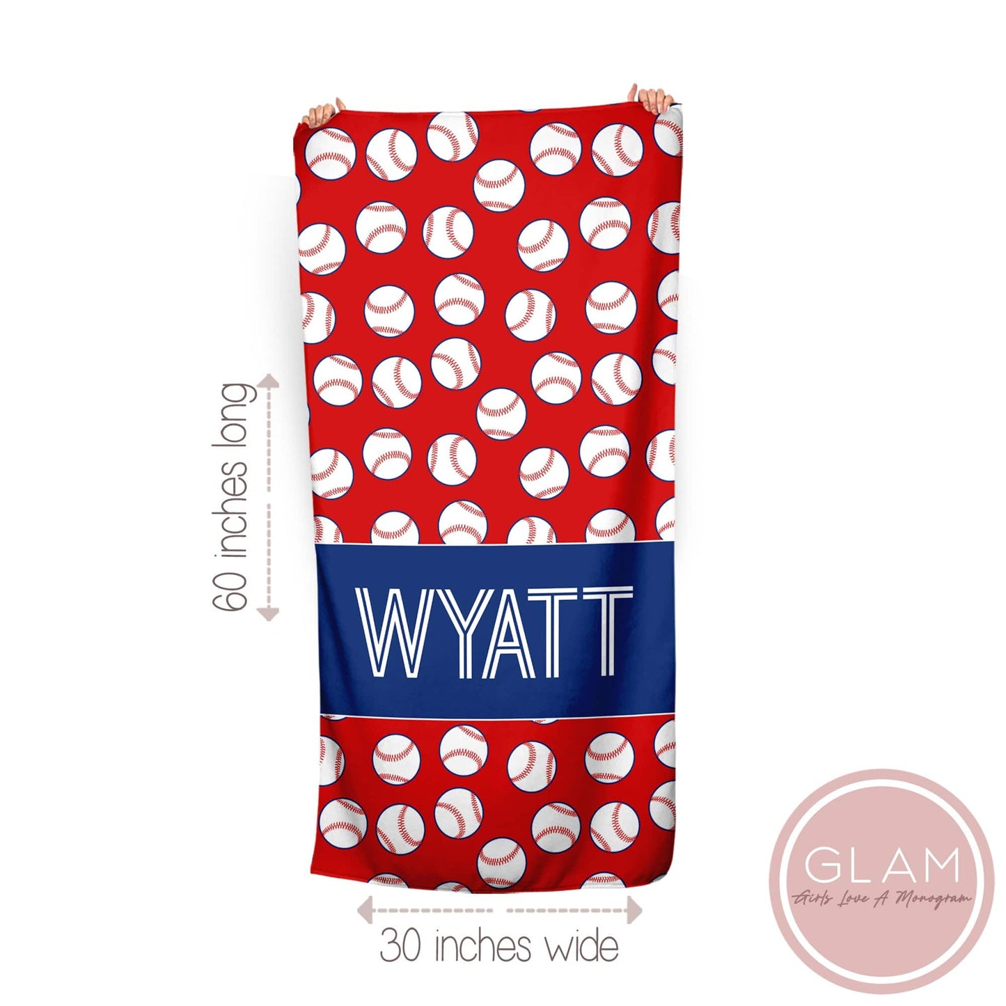 Classic Baseball Towel