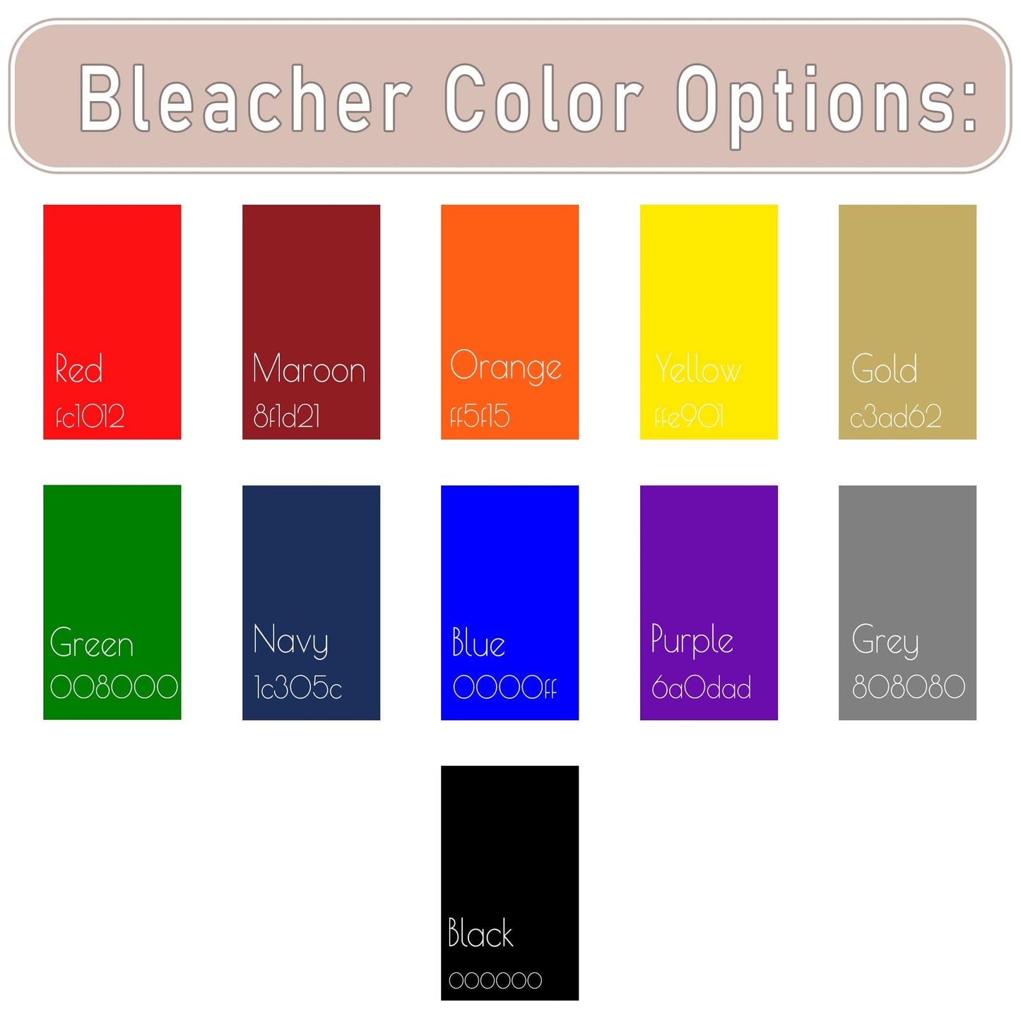 Bleacher Sports Towel