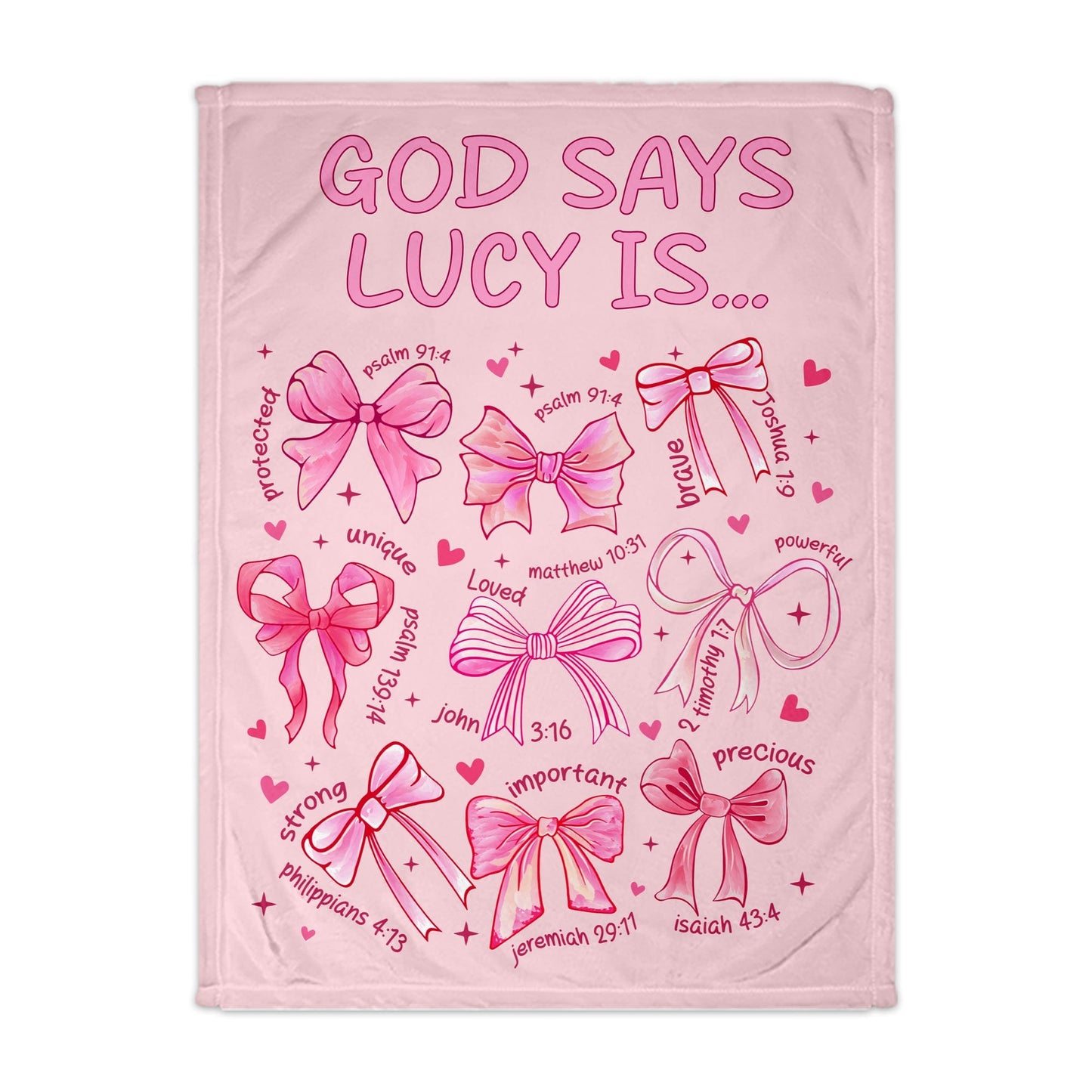 God Says Bow Blanket