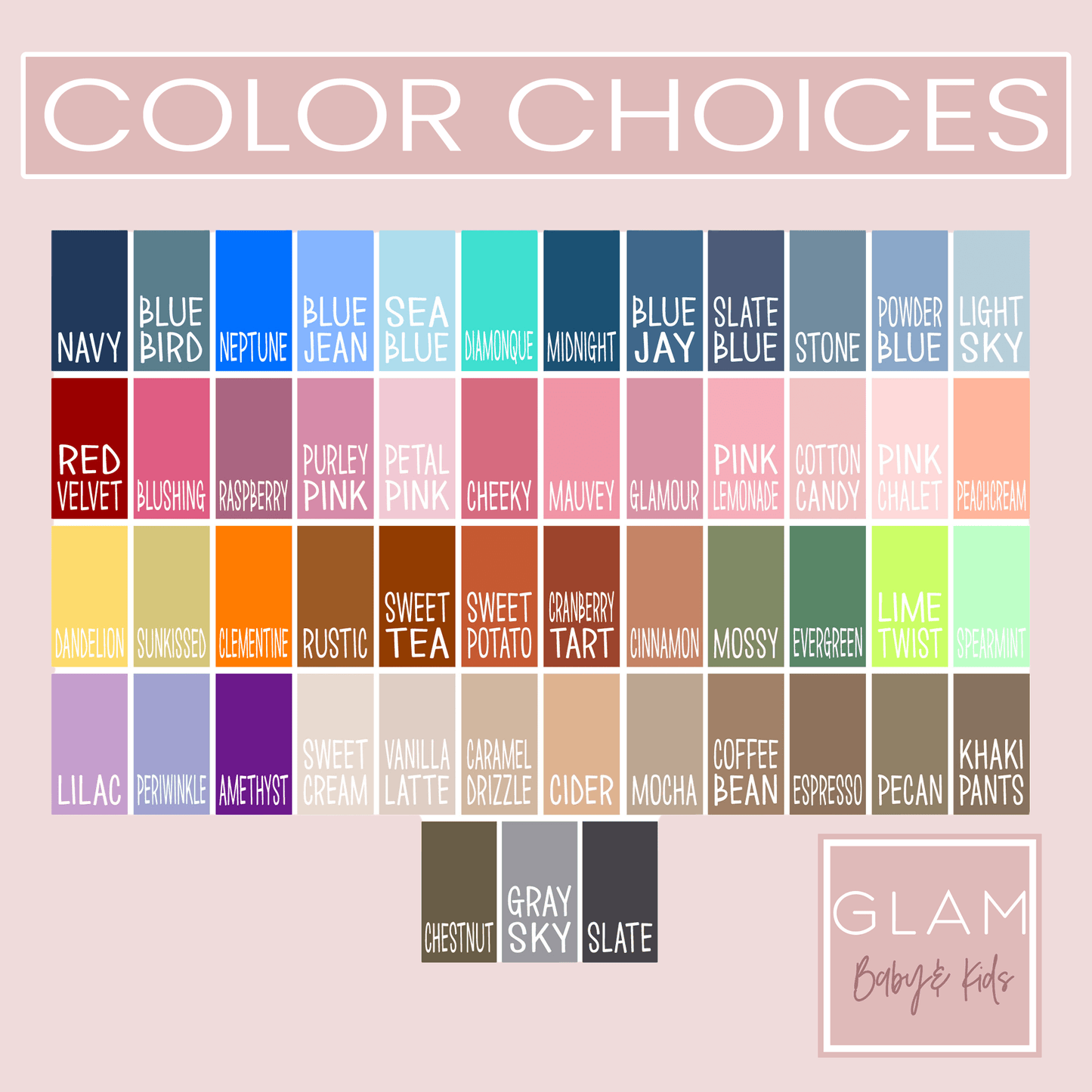 Colored Name Swaddle Blanket