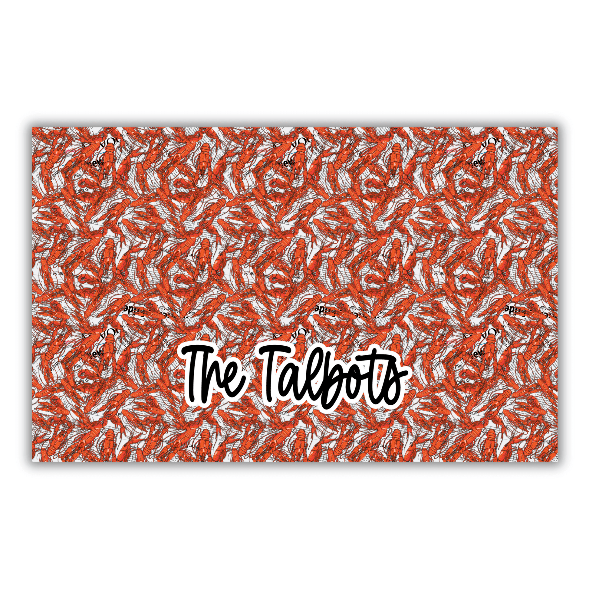 Personalized Crawfish Door Mat