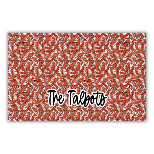 Personalized Crawfish Door Mat