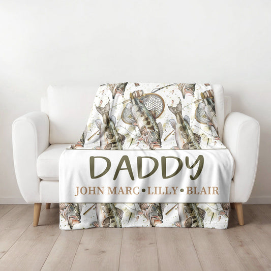 Fishing  Family Blanket