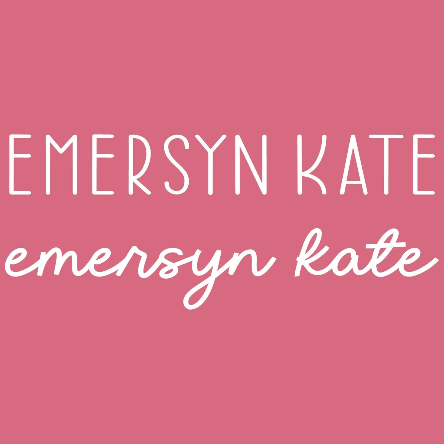 Font Duo 2 Name Swaddle Blanket