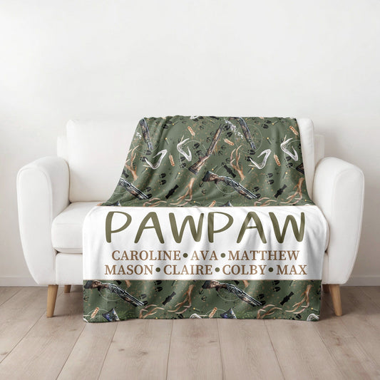 Antlers and Ammo Family Blanket
