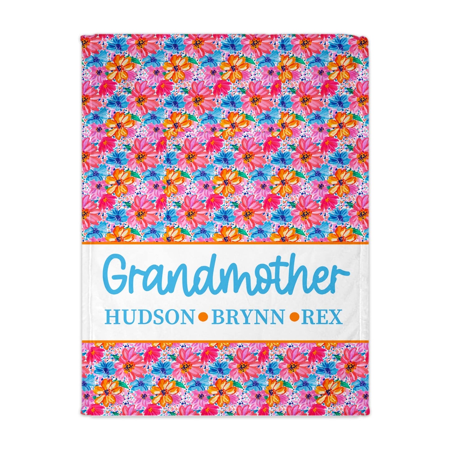 Flower Field Family Blanket