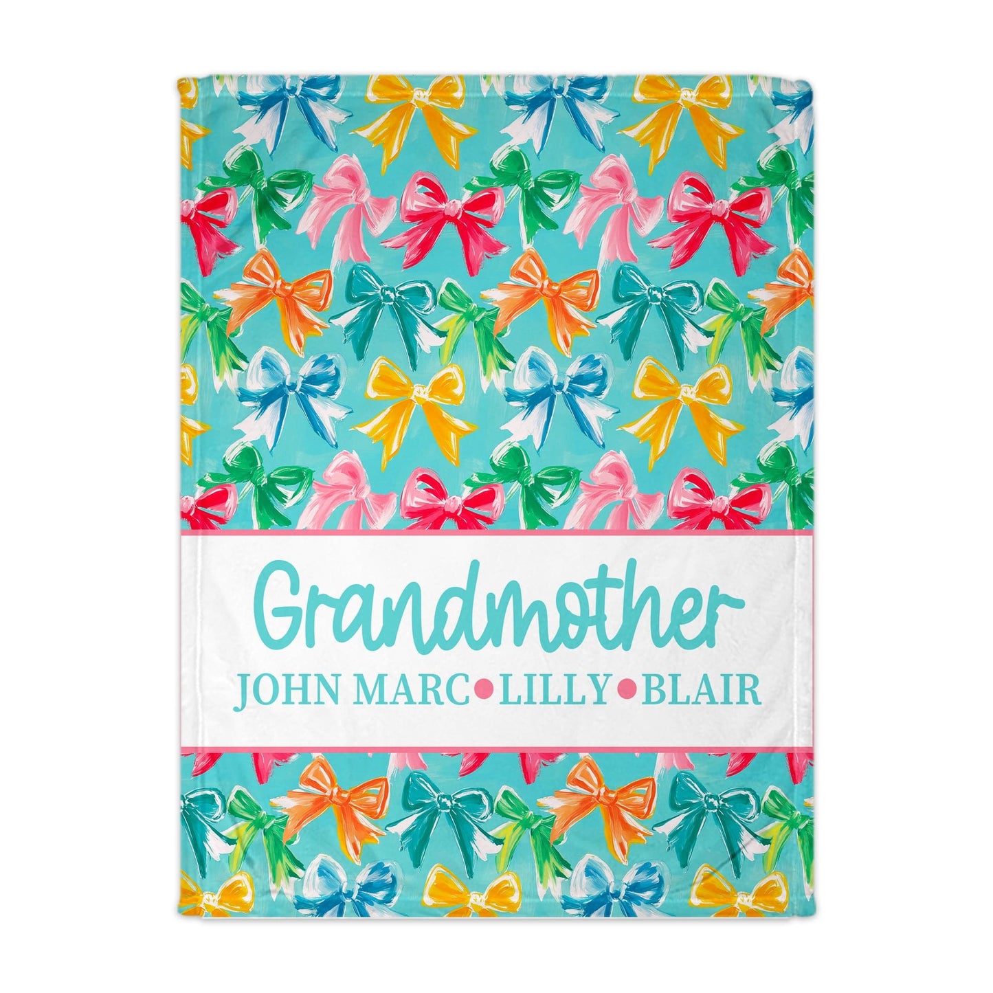 Family Bow Blanket
