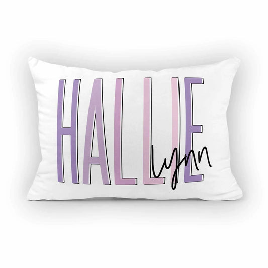 Outline Name Snuggle Pillow