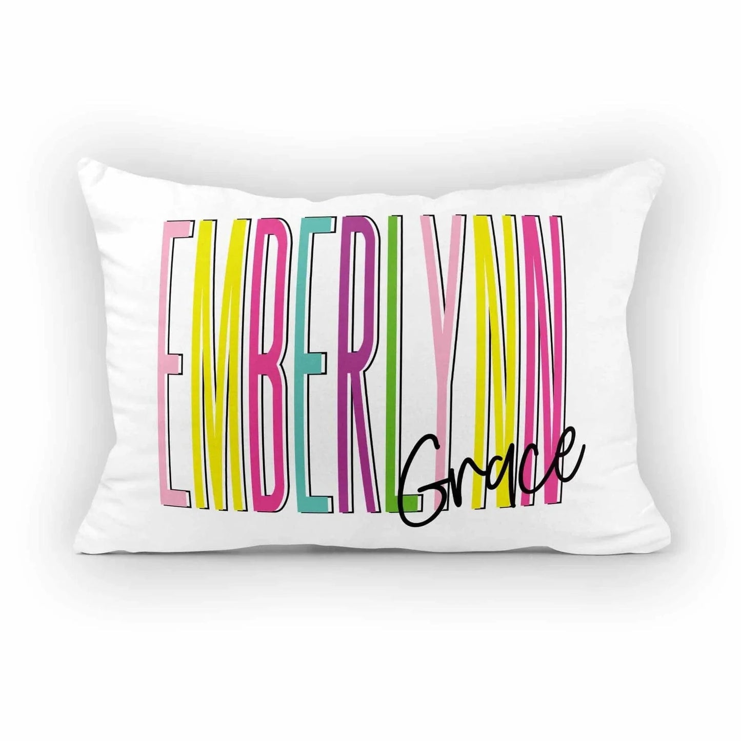 Outline Name Snuggle Pillow