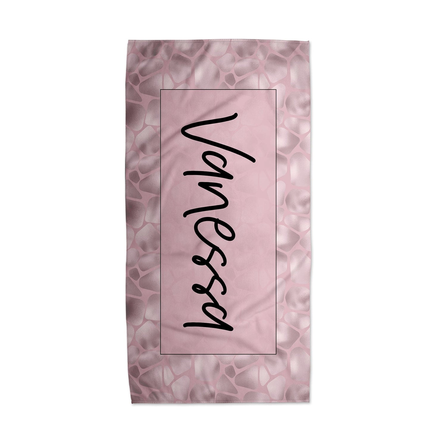 Pink Monochrome Towel