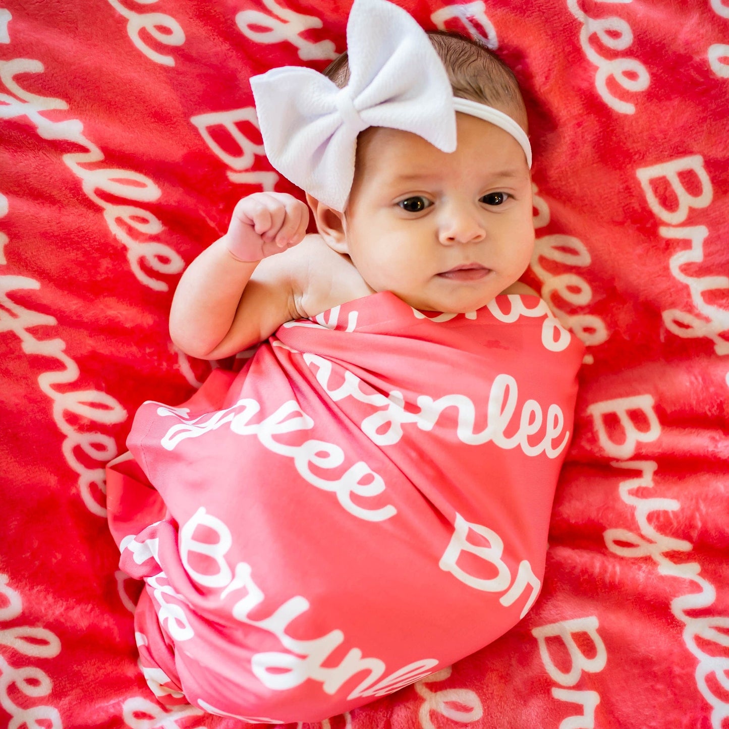 Baby Name Swaddle Blanket