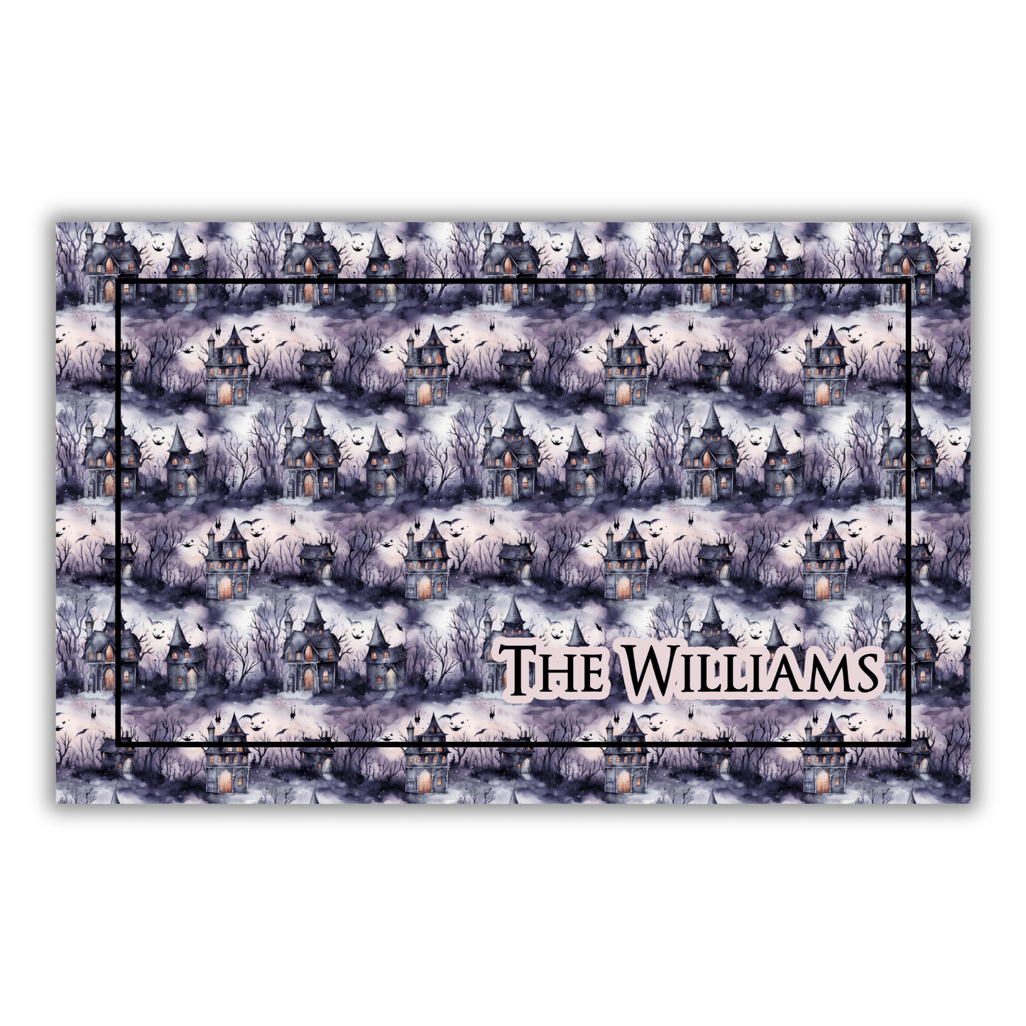 Spooky House Door Mat