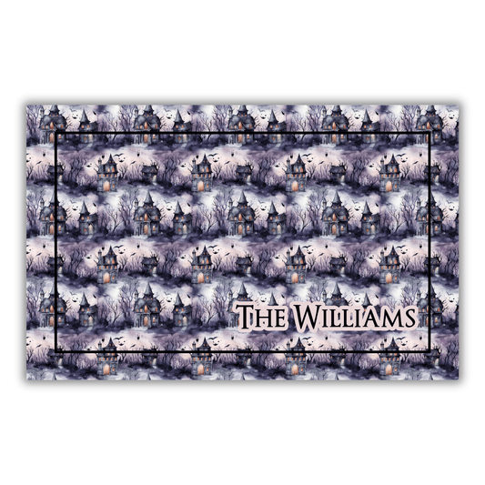 Spooky House Door Mat