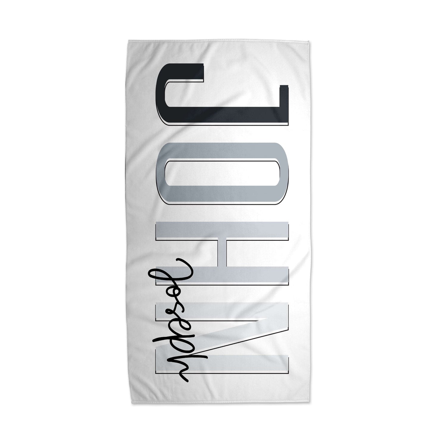 Multi Color Outline Towel