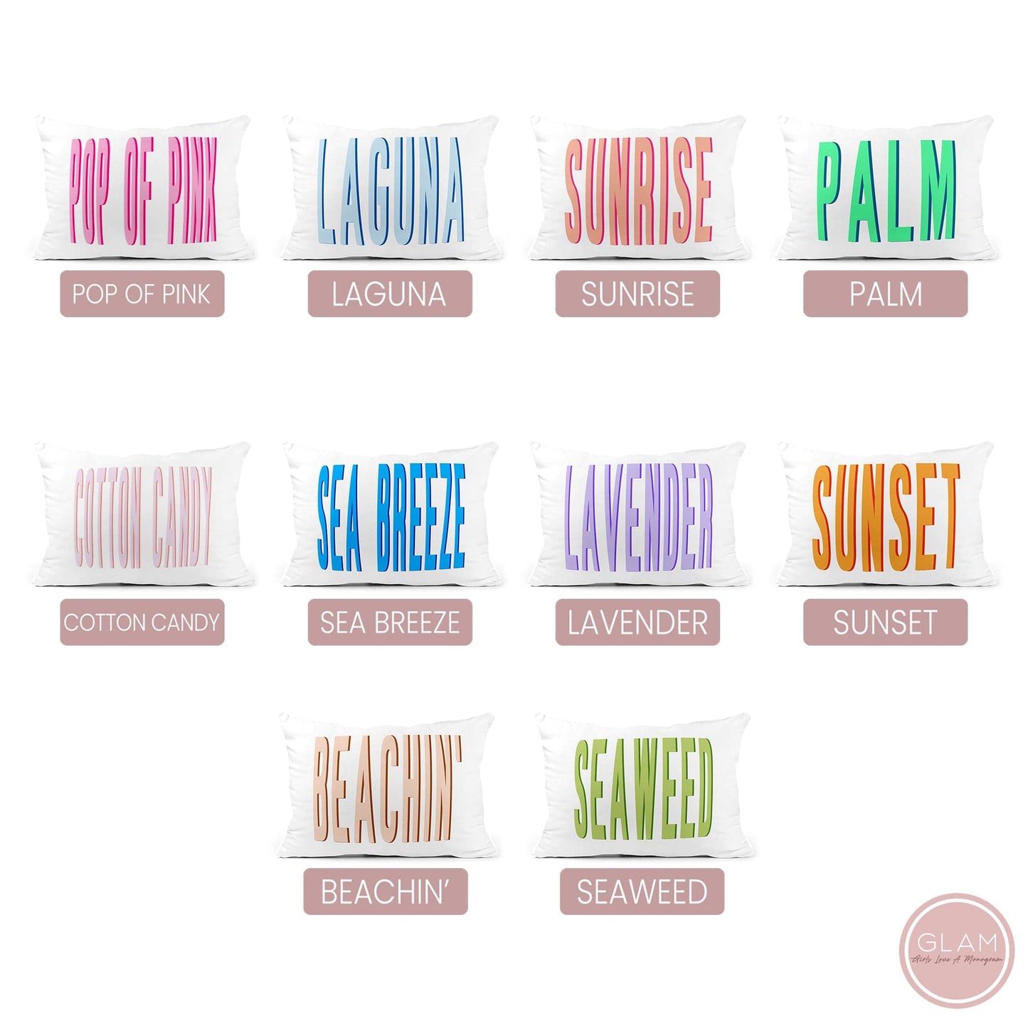 Shadow Block Travel Snuggle Pillows