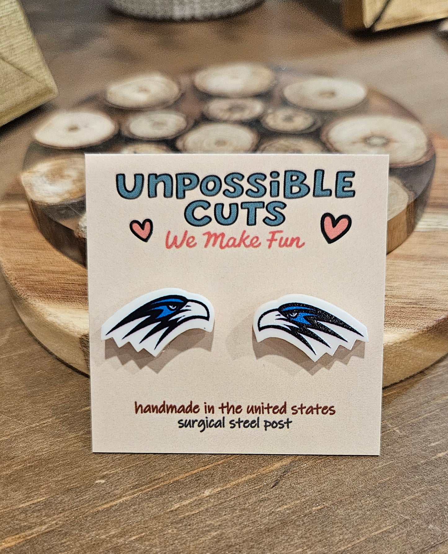 Falcons Stud Earrings