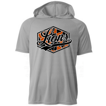 Camo Hexagon Hooded Short Sleeve Performance Tee