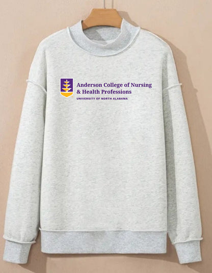 UNA Anderson College Mock Neck Sweatshirt