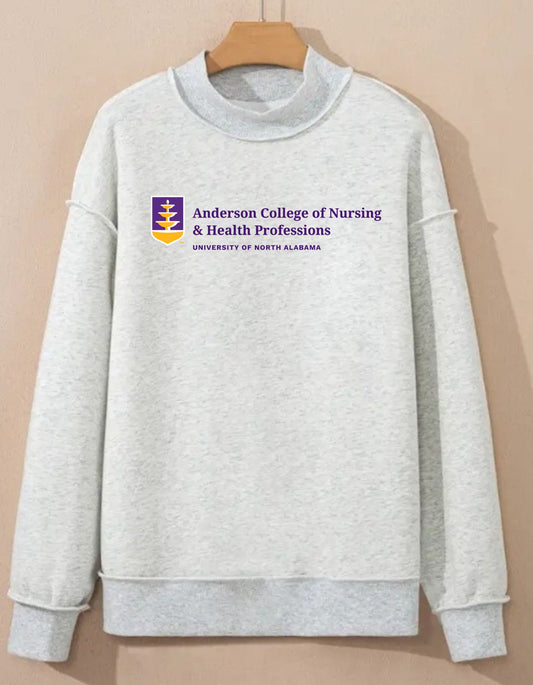 UNA Anderson College Mock Neck Sweatshirt