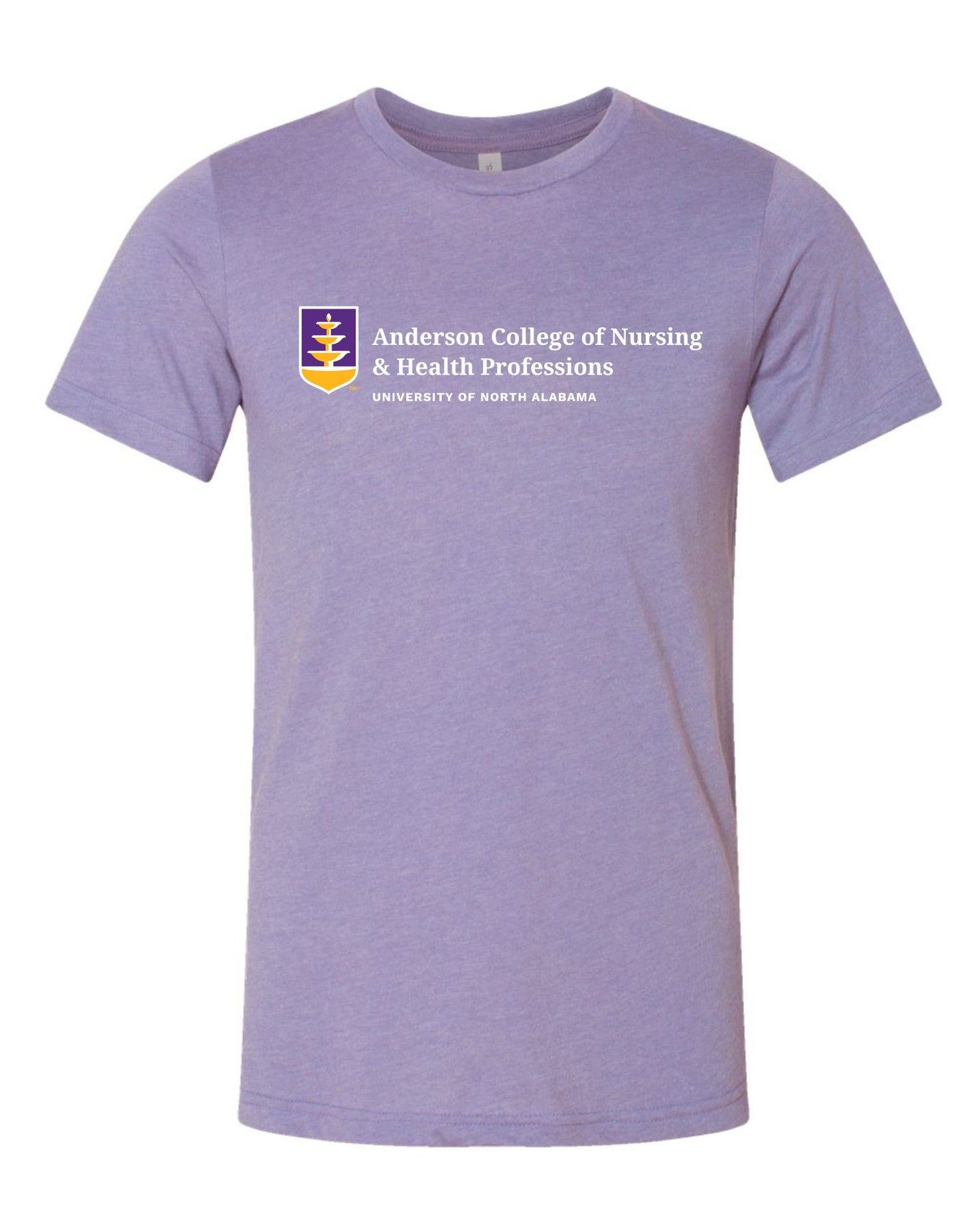 UNA Anderson College Purple Short Sleeve