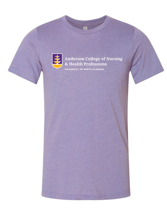 UNA Anderson College Purple Short Sleeve
