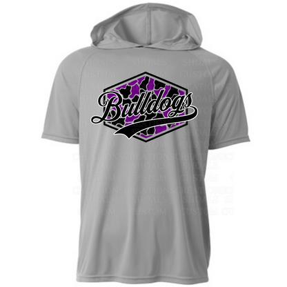 Camo Hexagon Hooded Short Sleeve Performance Tee