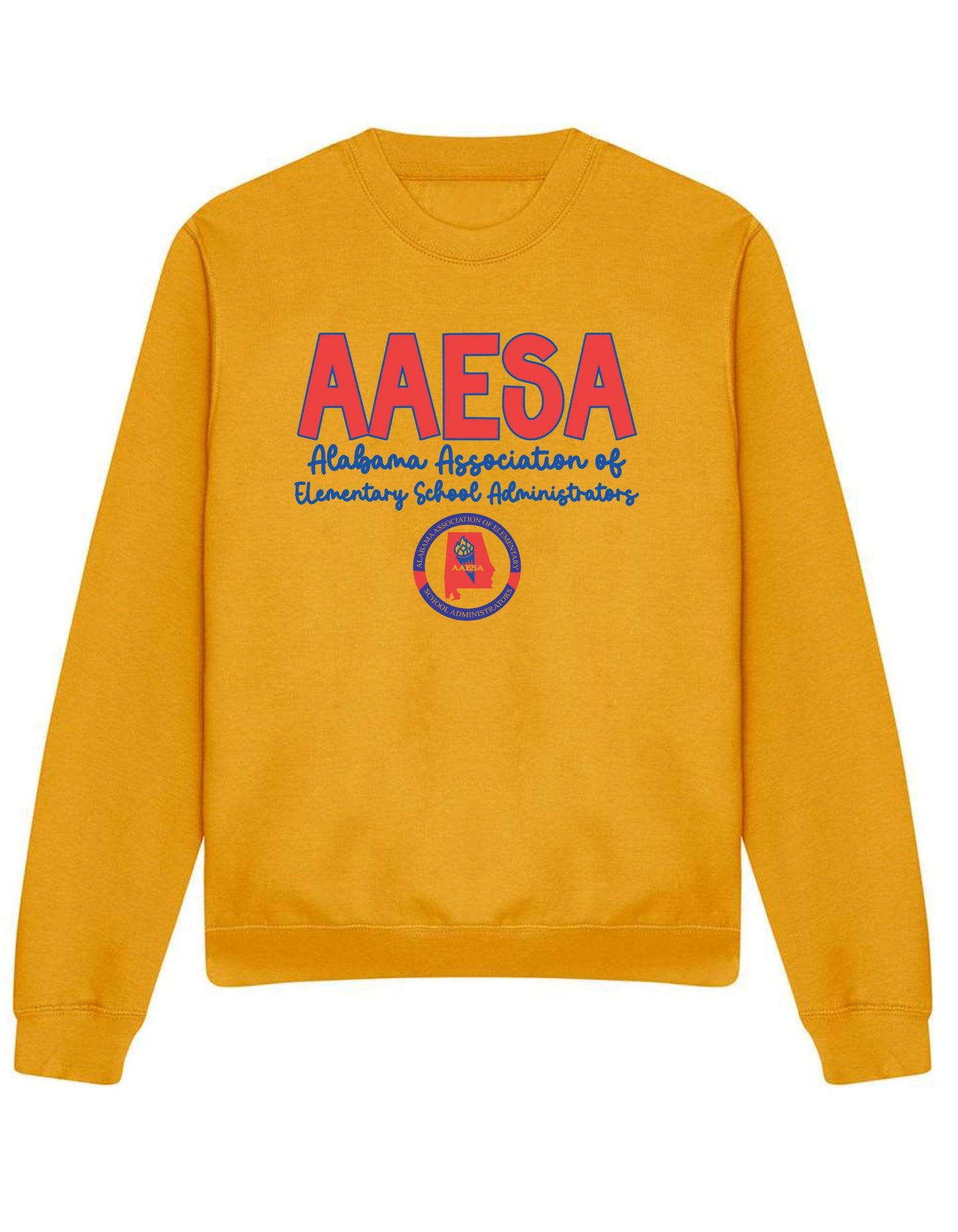 AAESA Sweatshirt (Mustard with red)