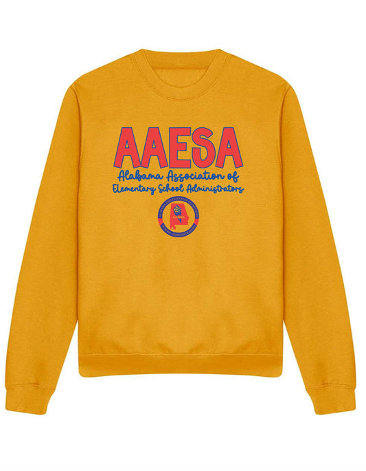 AAESA Sweatshirt (Mustard with red)