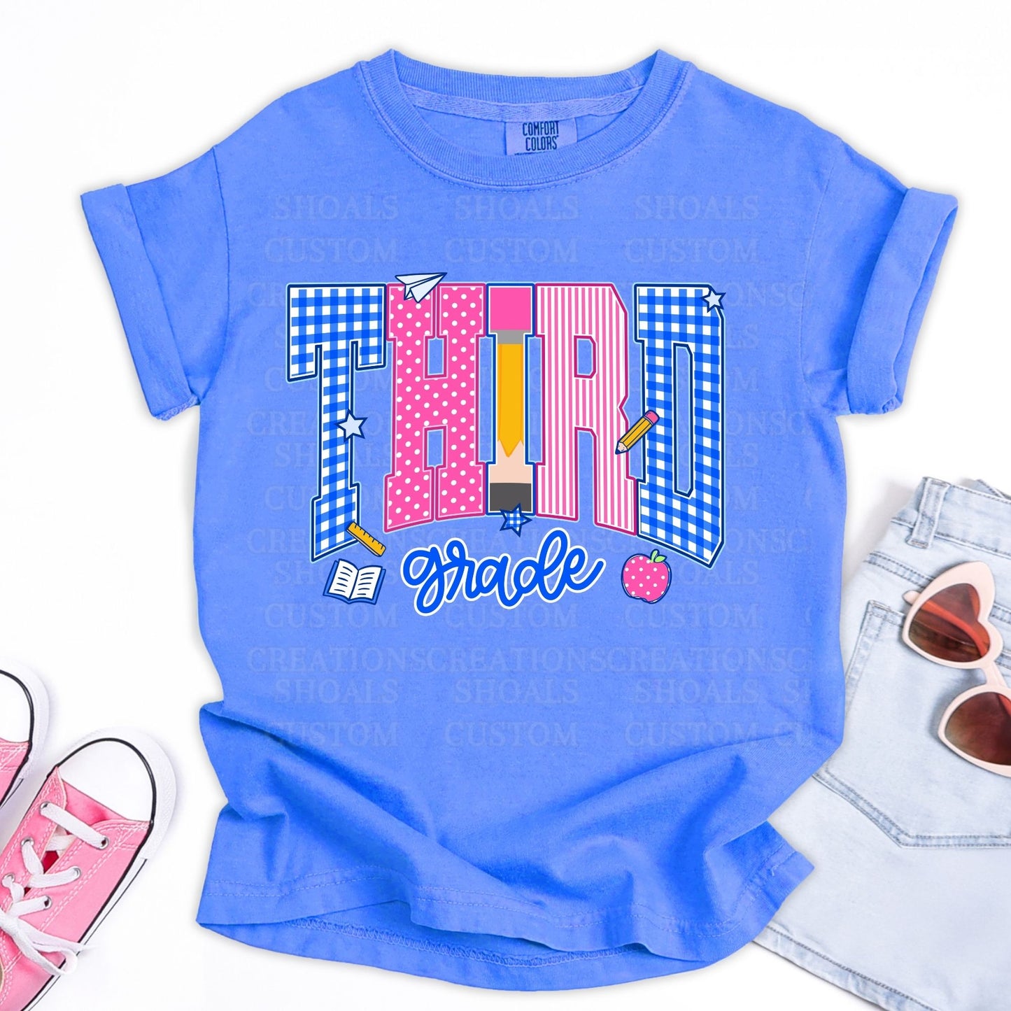Stripes and Dots Grade Tee