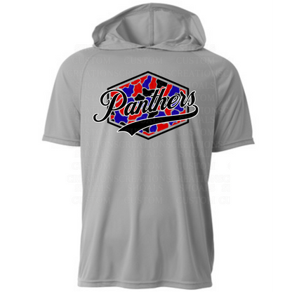 Camo Hexagon Hooded Short Sleeve Performance Tee