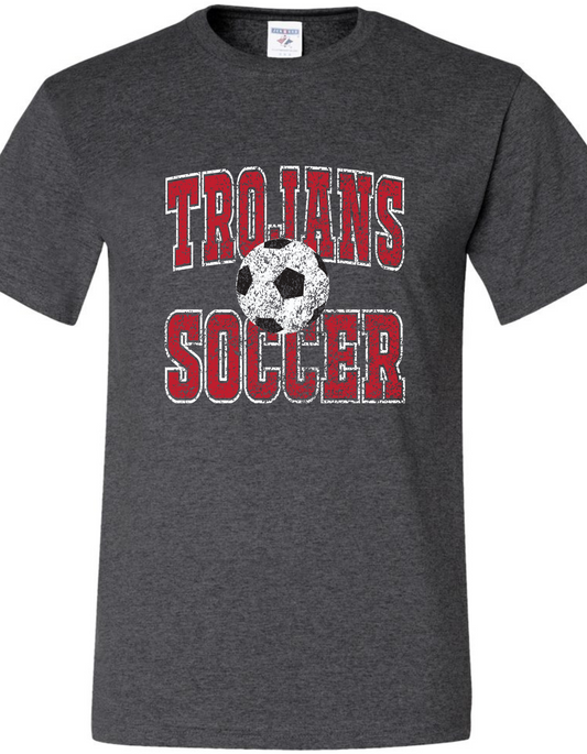 Trojans Soccer Distressed