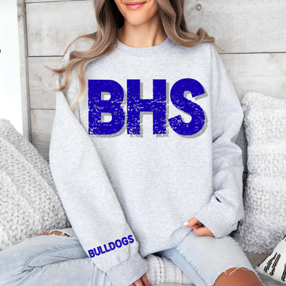 Oversized Mascot Grunge Sweatshirt