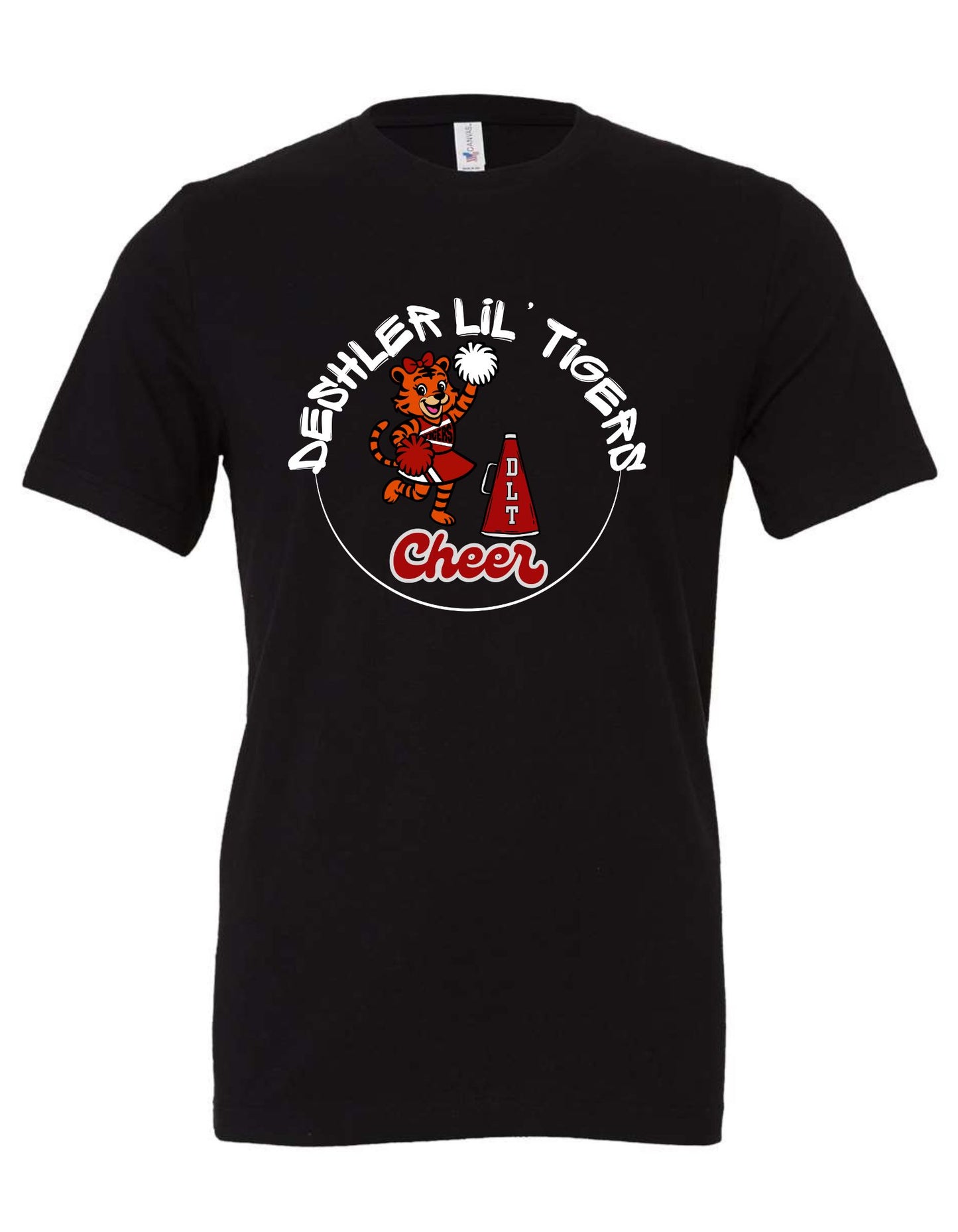 DLT Cheer Black Shirt
