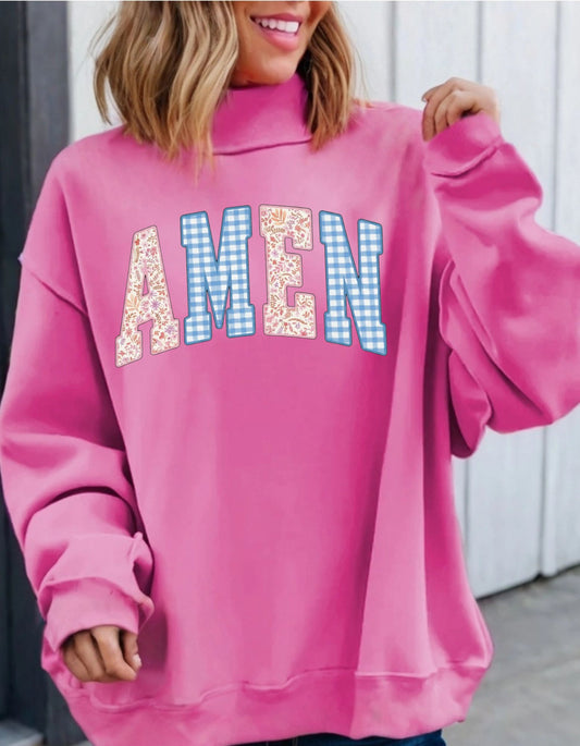 AMEN Oversized Mock Neck