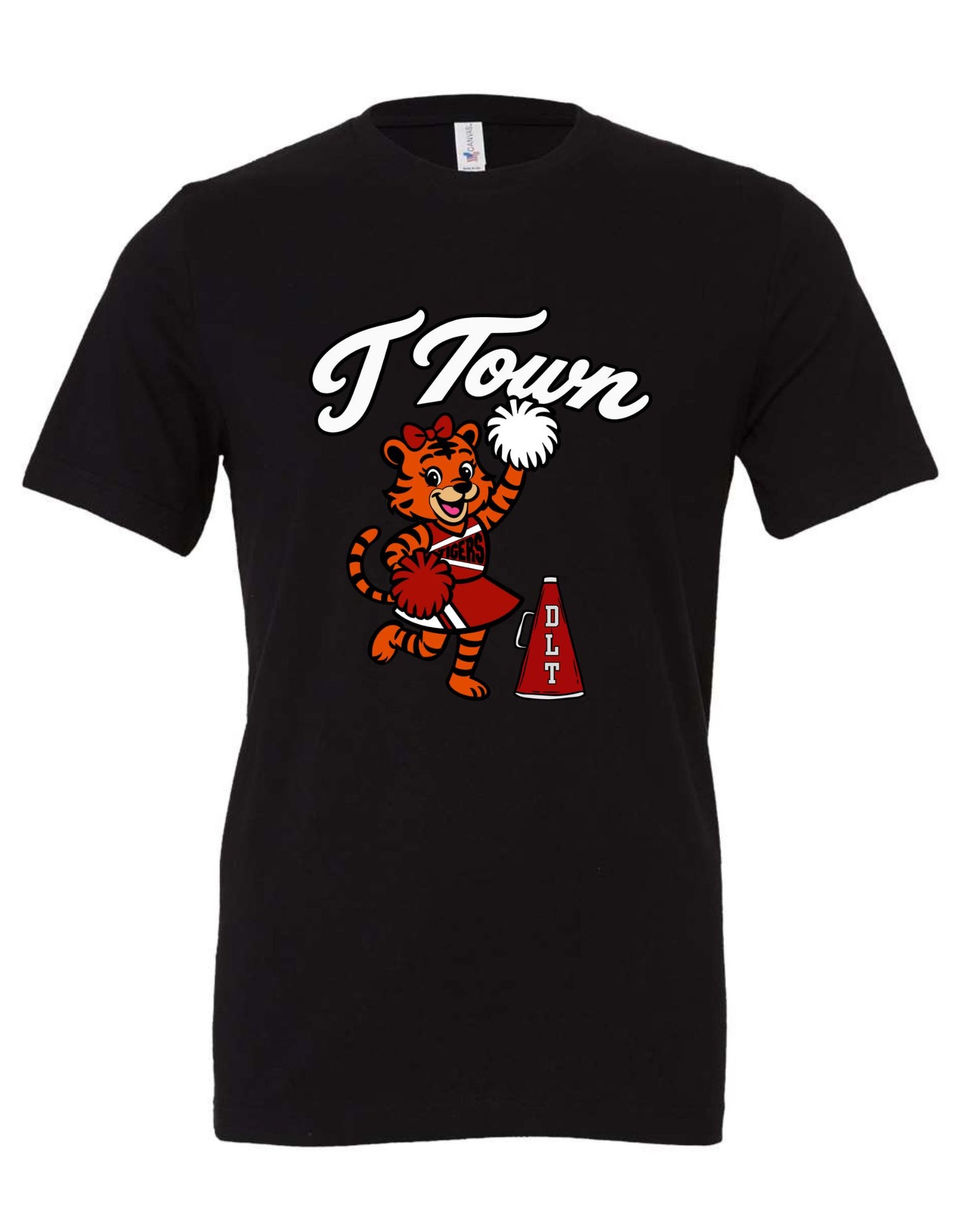 DLT T-Town Cheer Black Shirt